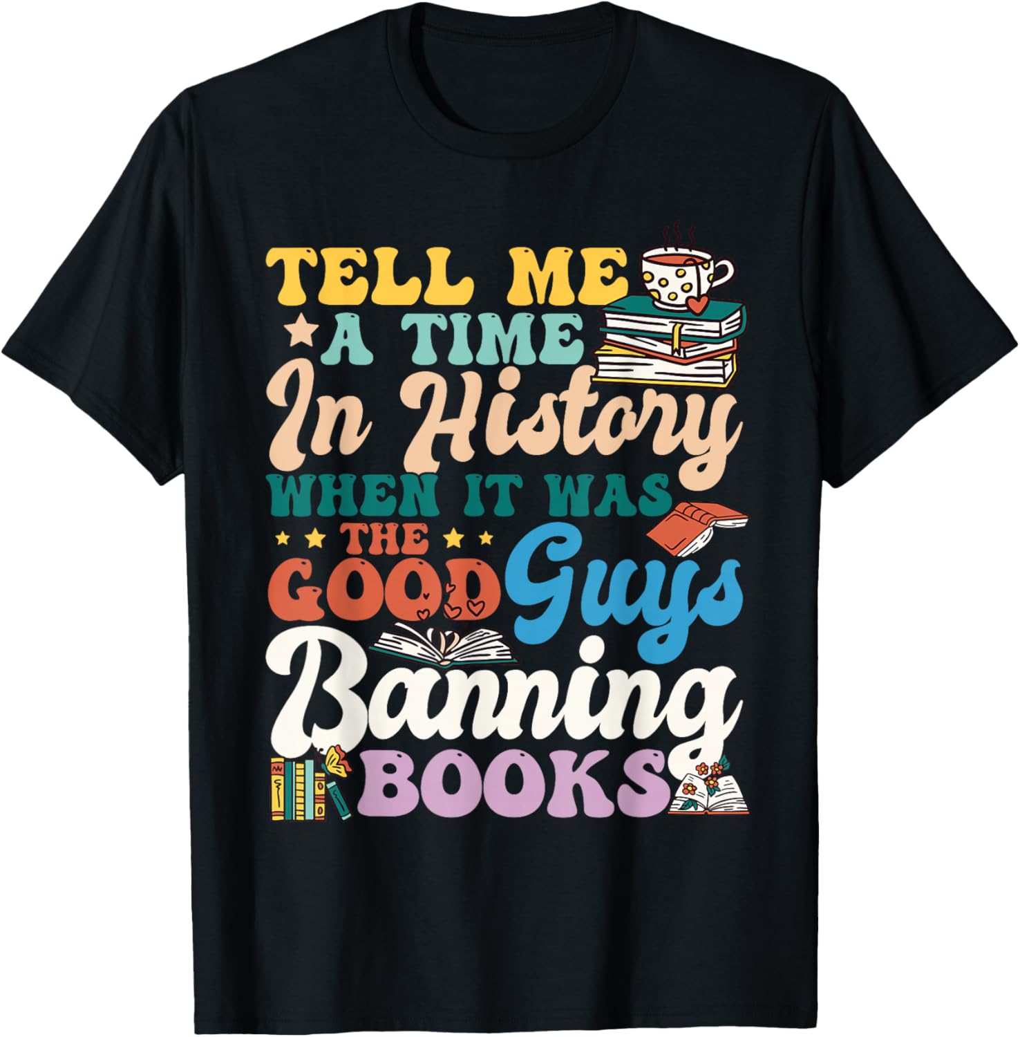Read Banned Books Banned Books Week Librarian T-Shirt - T-Shirt | Black
