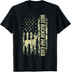 Best Buckin' Pap Ever Camouflage American Flag Father's Day Women Men T-Shirt - T-Shirt | Black