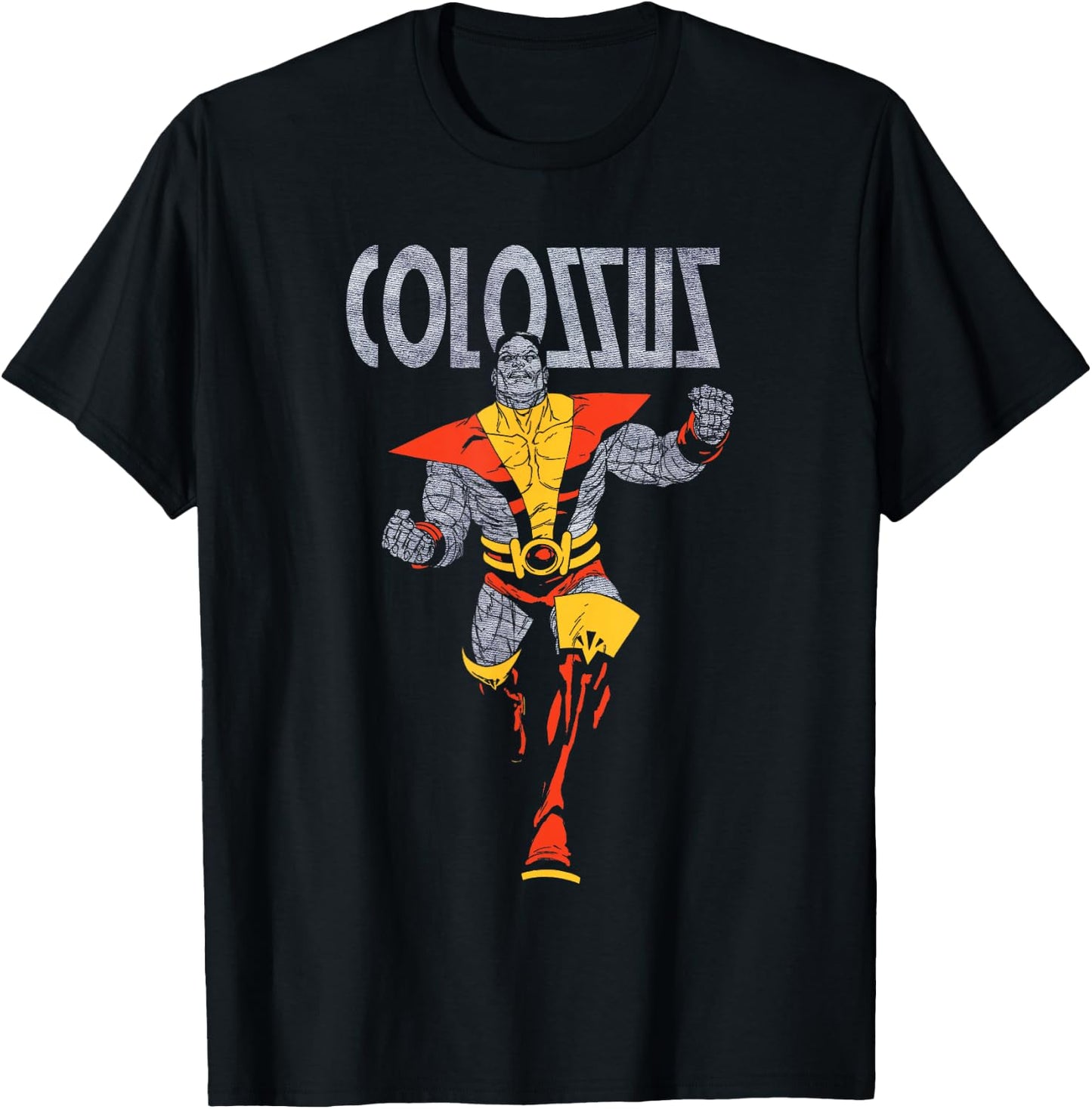 Marvel X-Men Colossus Epic Distressed Portrait T-Shirt - T-Shirt | Black