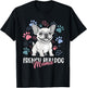 French Bulldog Mama Frenchie Dog Mom Women T-Shirt - T-Shirt | Black