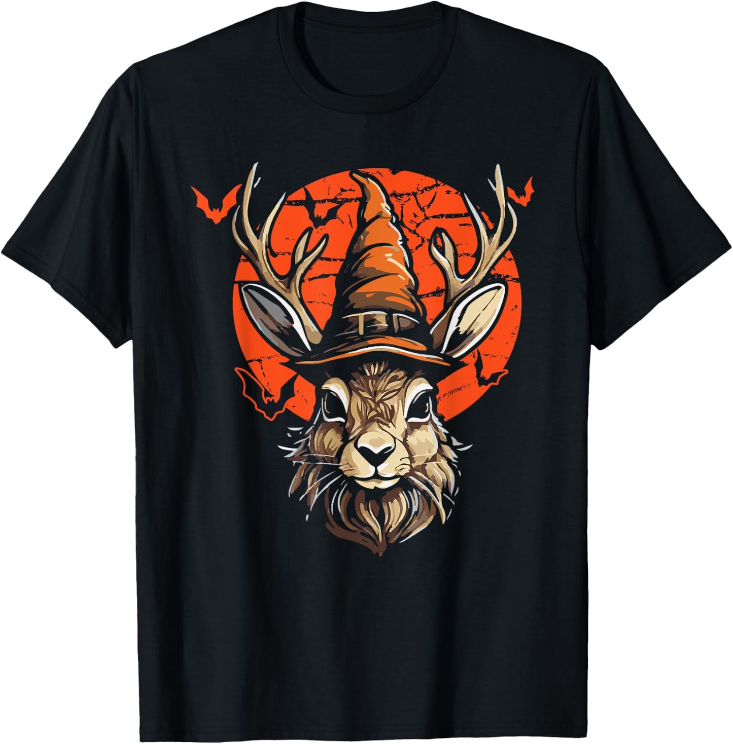 Jackalope Halloween Costume Jackalope T-Shirt - T-Shirt | Black