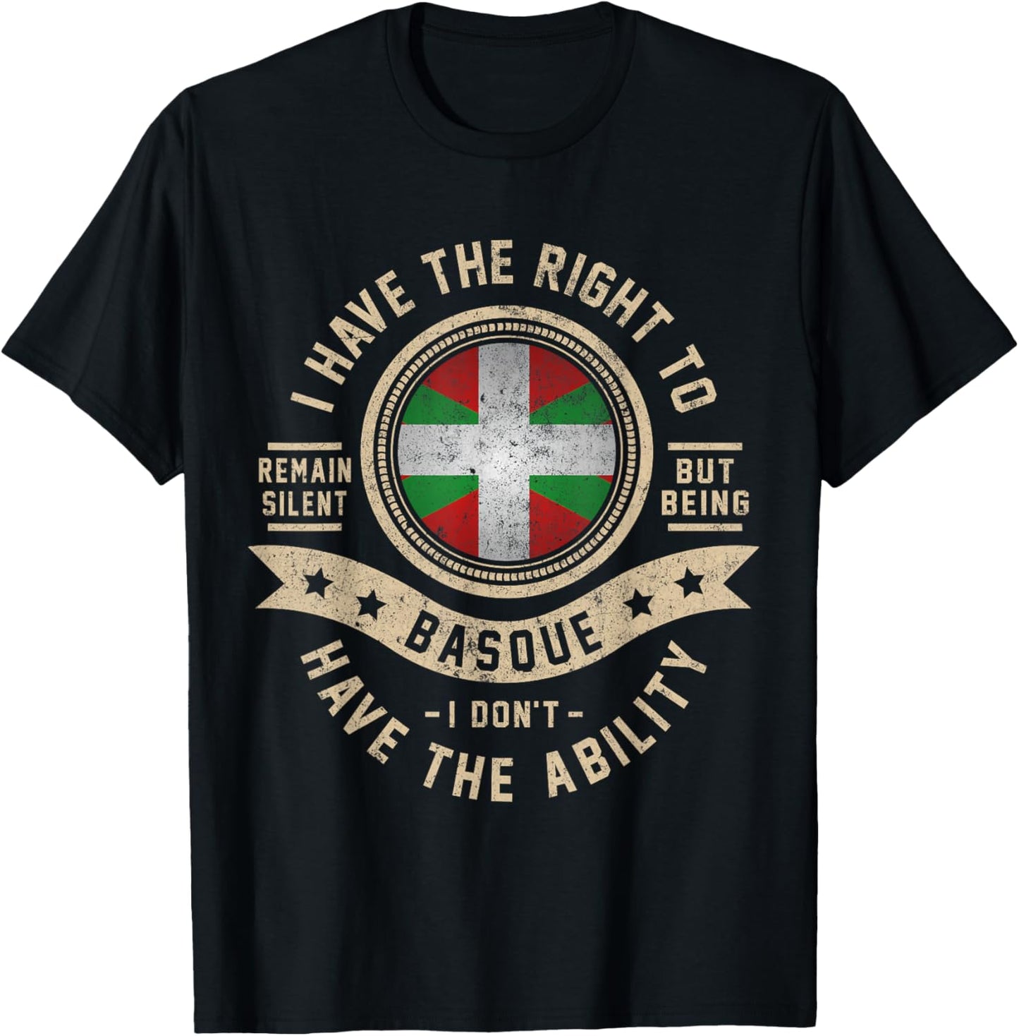 Basque Country Design Basque Men & Women T-Shirt - T-Shirt | Black