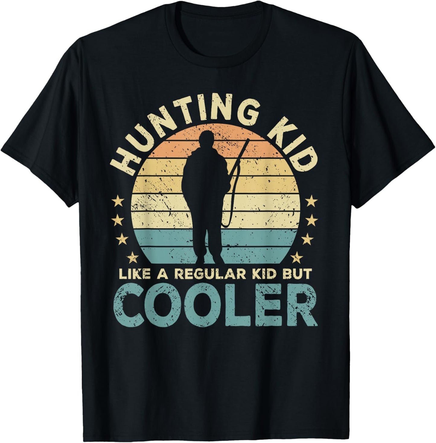 Hunting Kid Funny T-Shirt - T-Shirt | Black