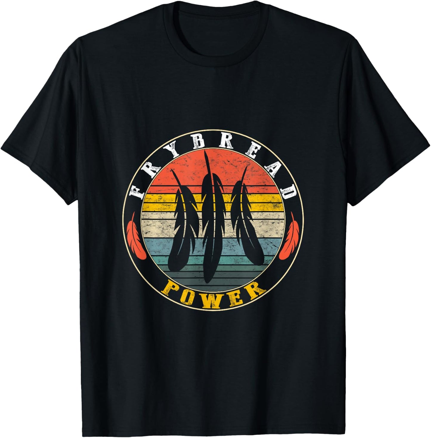 Frybread Power Food Lover Native American Indian Foodie Taco T-Shirt - T-Shirt | Black