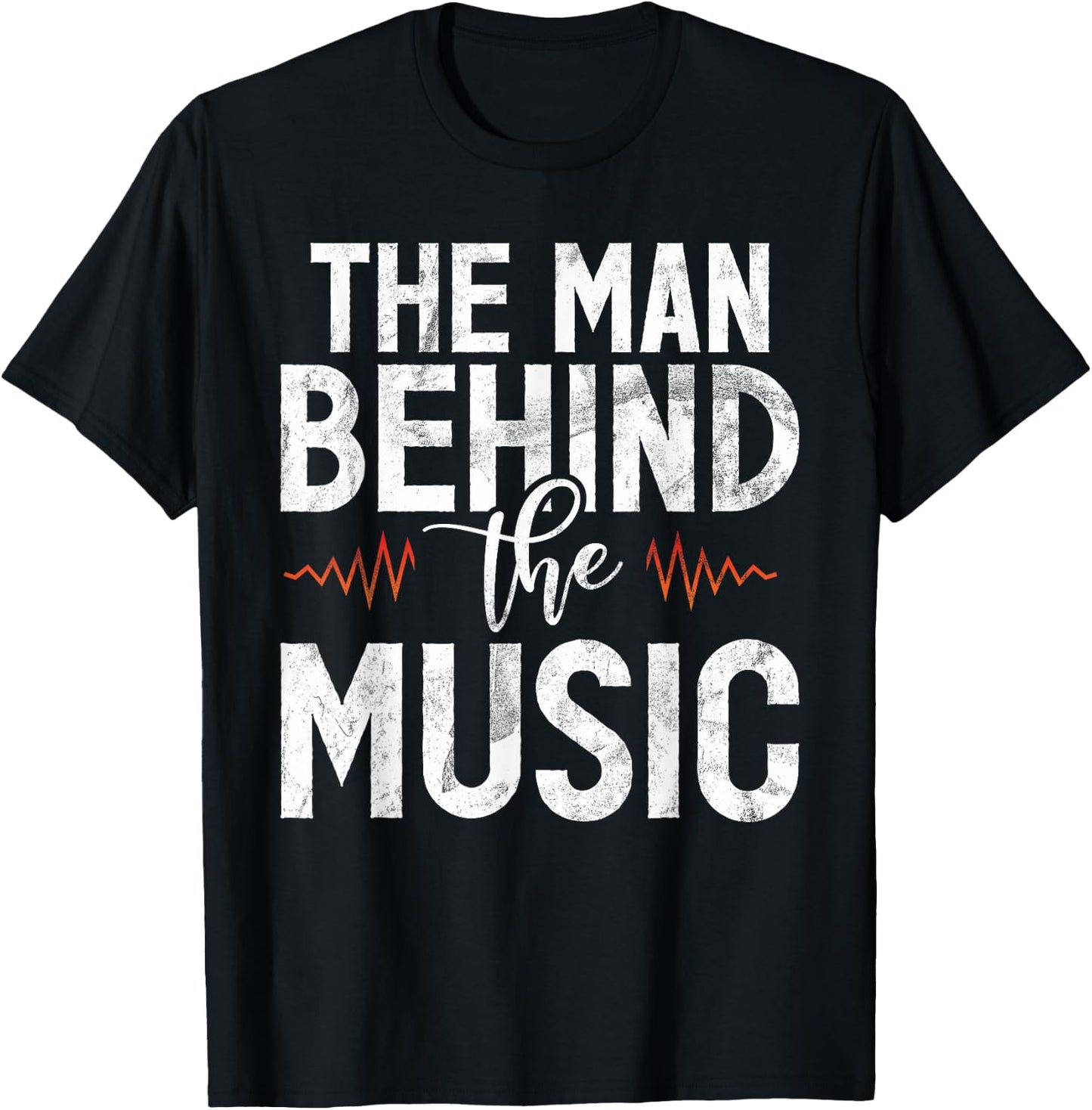 The Man behind the Music DJ T-Shirt - T-Shirt | Black