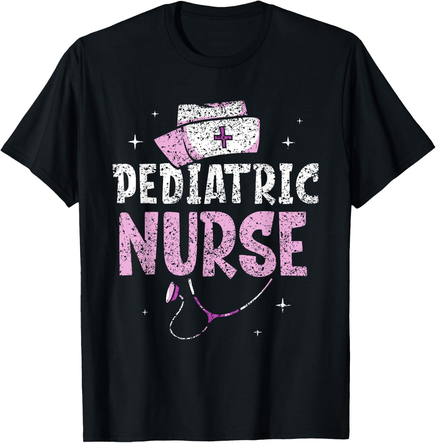 Pediatric Nurse Pediatrics Nurses Nursing T-Shirt - T-Shirt | Black
