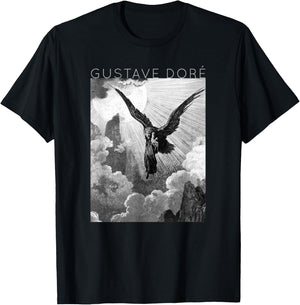 Gustave Doré - Dante and the Eagle - Art for Artists T-Shirt - T-Shirt | Black