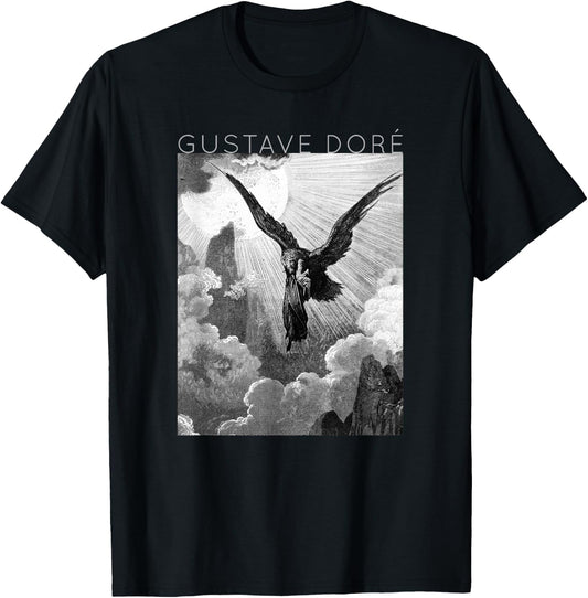 Gustave Doré - Dante and the Eagle - Art for Artists T-Shirt - T-Shirt | Black