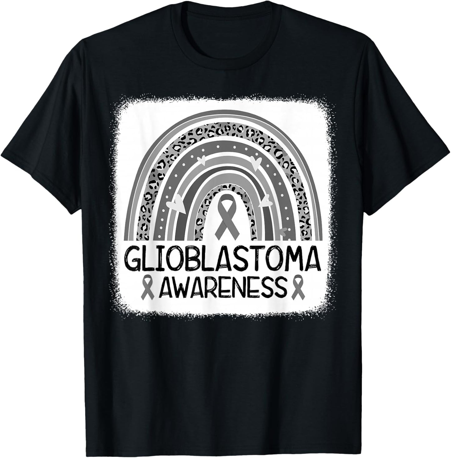 Brain Tumor Awareness Go Gray In May Glioblastoma Awareness T-Shirt - T-Shirt | Black