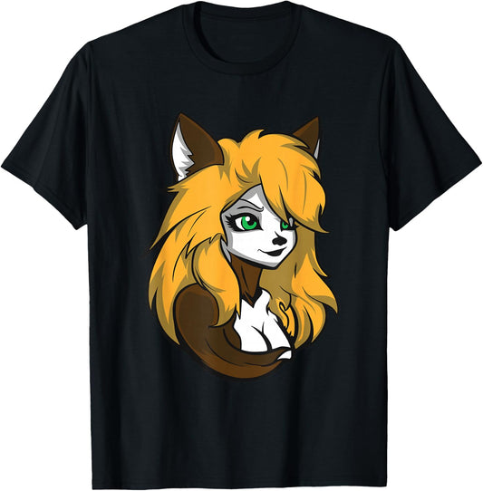 Furry Fandom Cosplay - Furs Fursona Fursuiter Fursuits T-Shirt - T-Shirt | Black