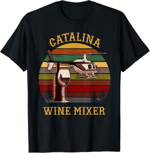 Catalina wine Mixer T Shirt T-Shirt - T-Shirt | Black