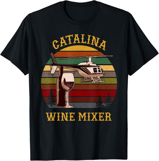 Catalina wine Mixer T Shirt T-Shirt - T-Shirt | Black