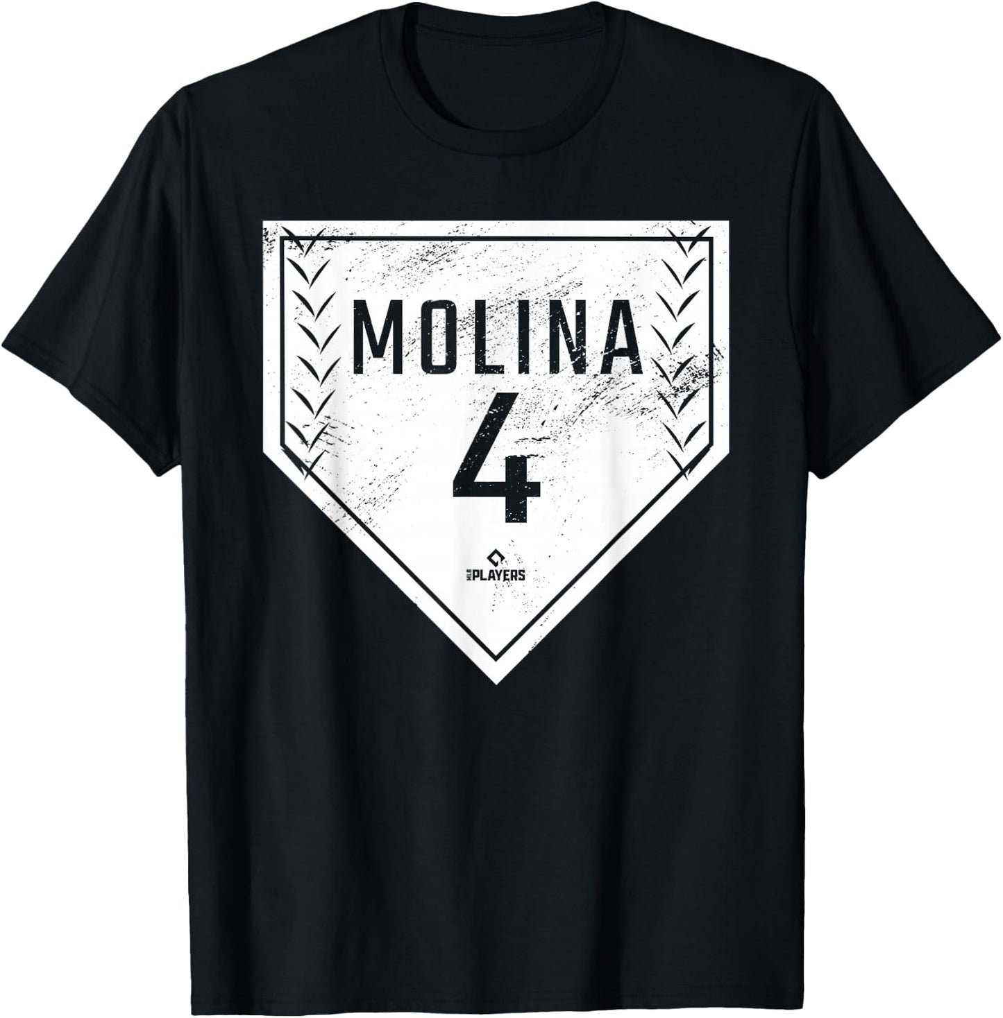 Home Plate Gameday Yadier Molina St Louis MLBPA T-Shirt - T-Shirt | Black