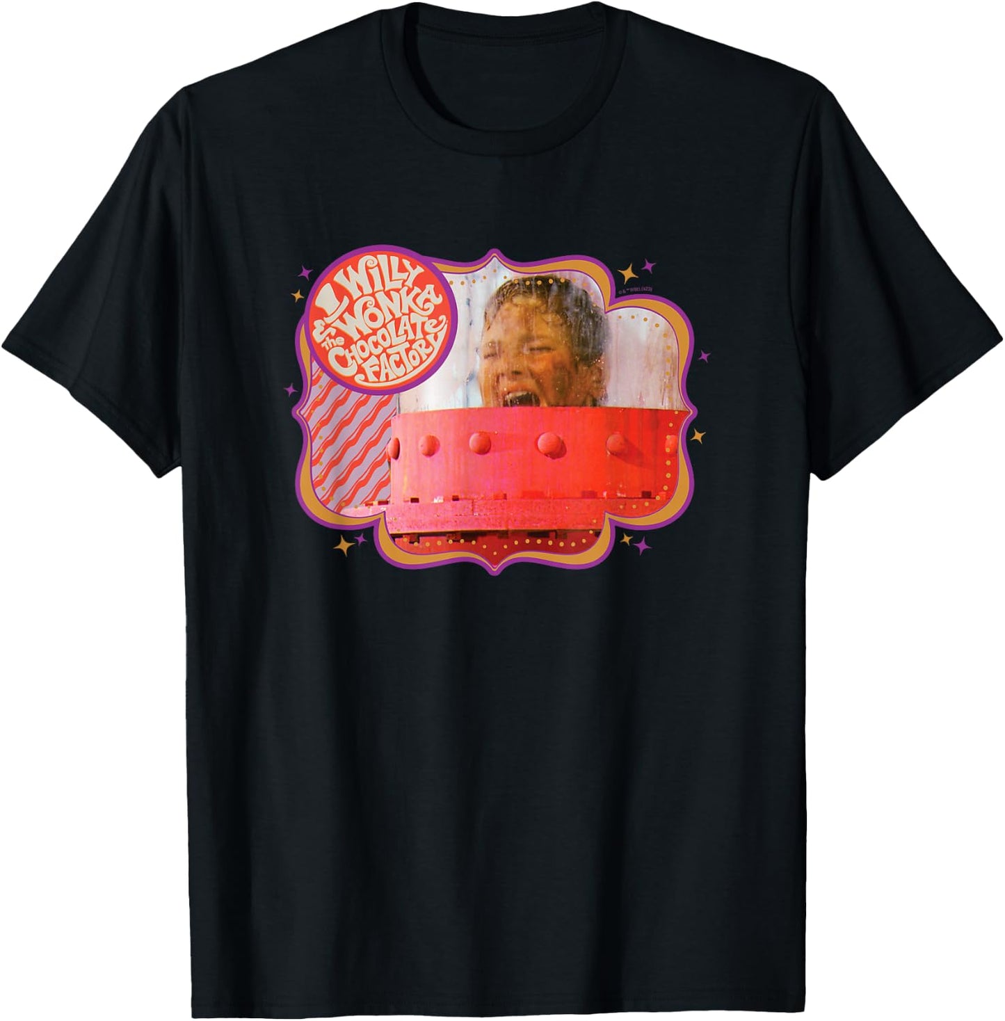 Willy Wonka & The Chocolate Factory - Augustus Gloop T-Shirt - T-Shirt | Black