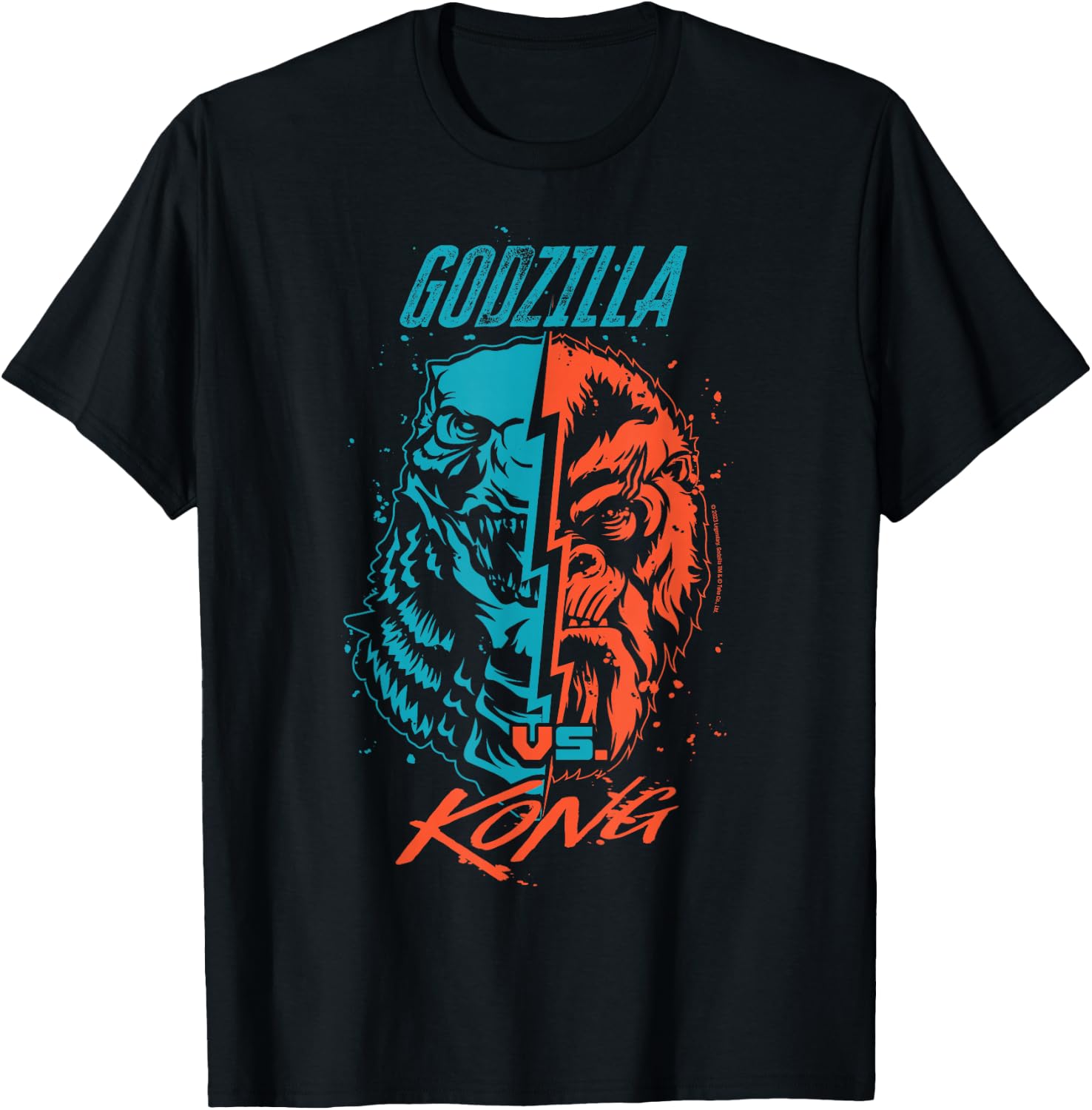 Monsterverse Godzilla VS Kong Kid T-Shirt - T-Shirt | Black