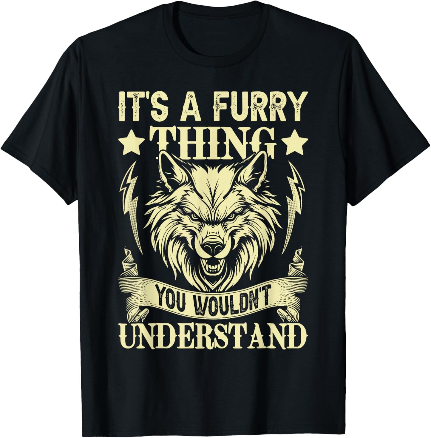 It's A Furry Thing You Wouldnt Understand T-Shirt - T-Shirt | Black