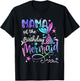 Mama Of The Birthday Mermaid Matching Family Party Mother's T-Shirt - T-Shirt | Black