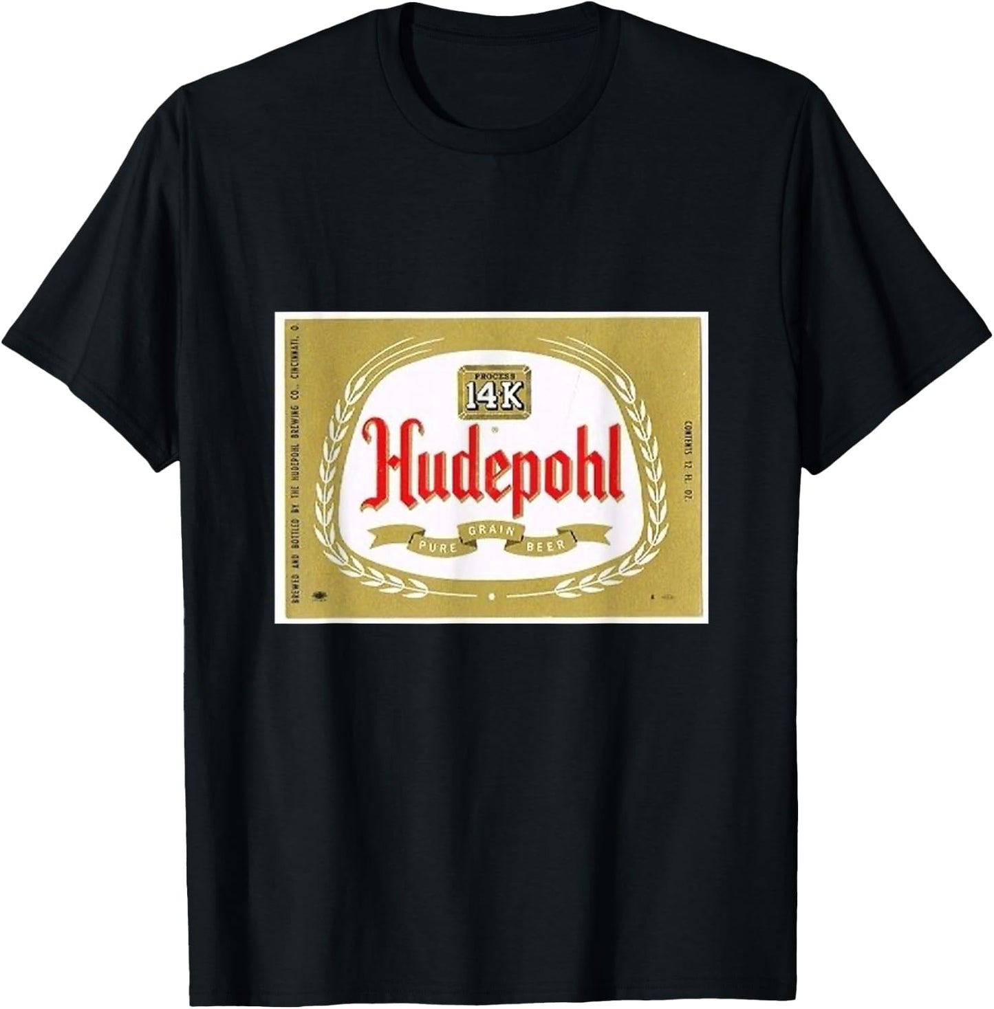 Hudepohl 14K Cincinnati Lager T-Shirt - T-Shirt | Black