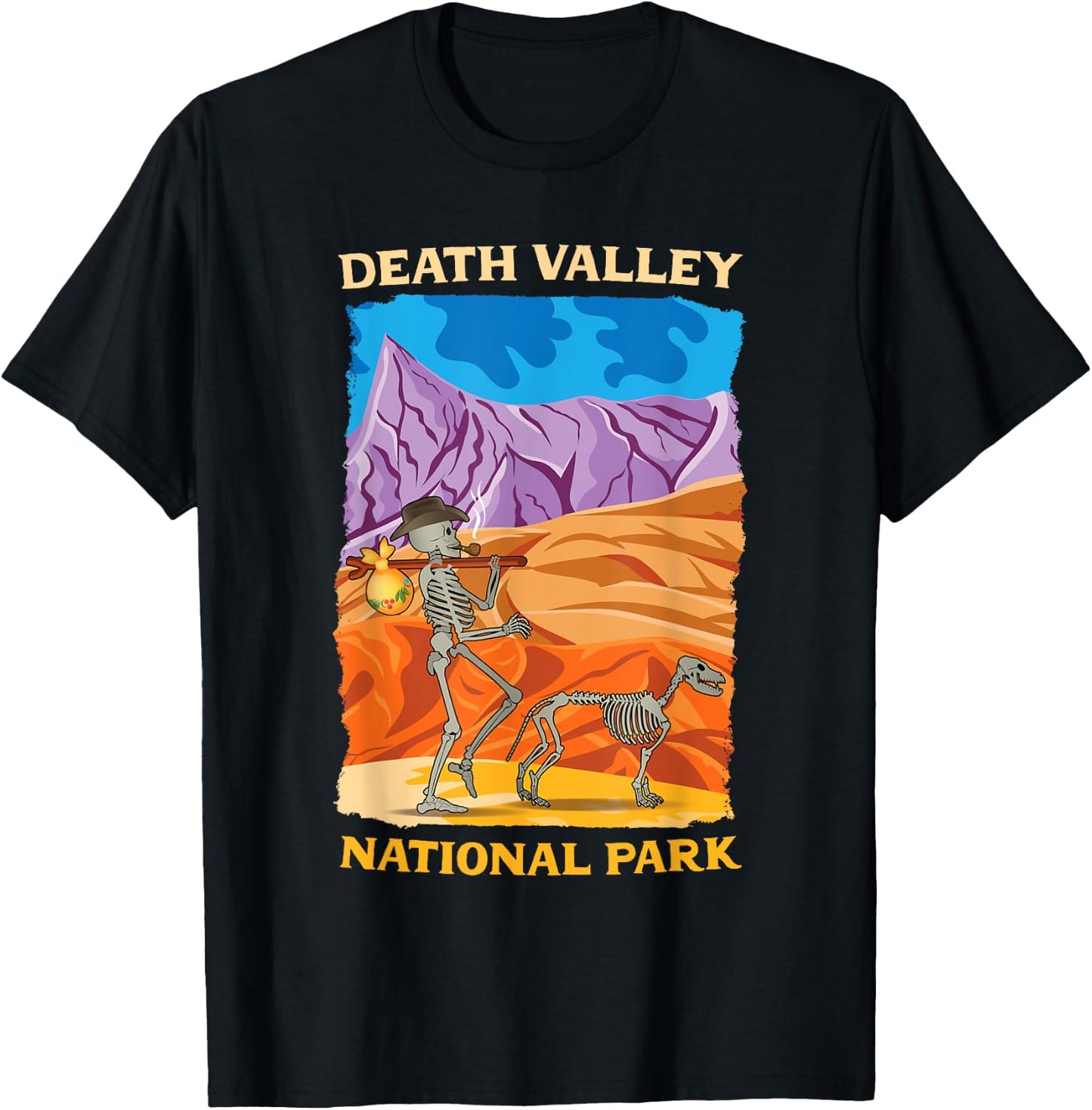 Death Valley National Park US California Nevada T-Shirt - T-Shirt | Black
