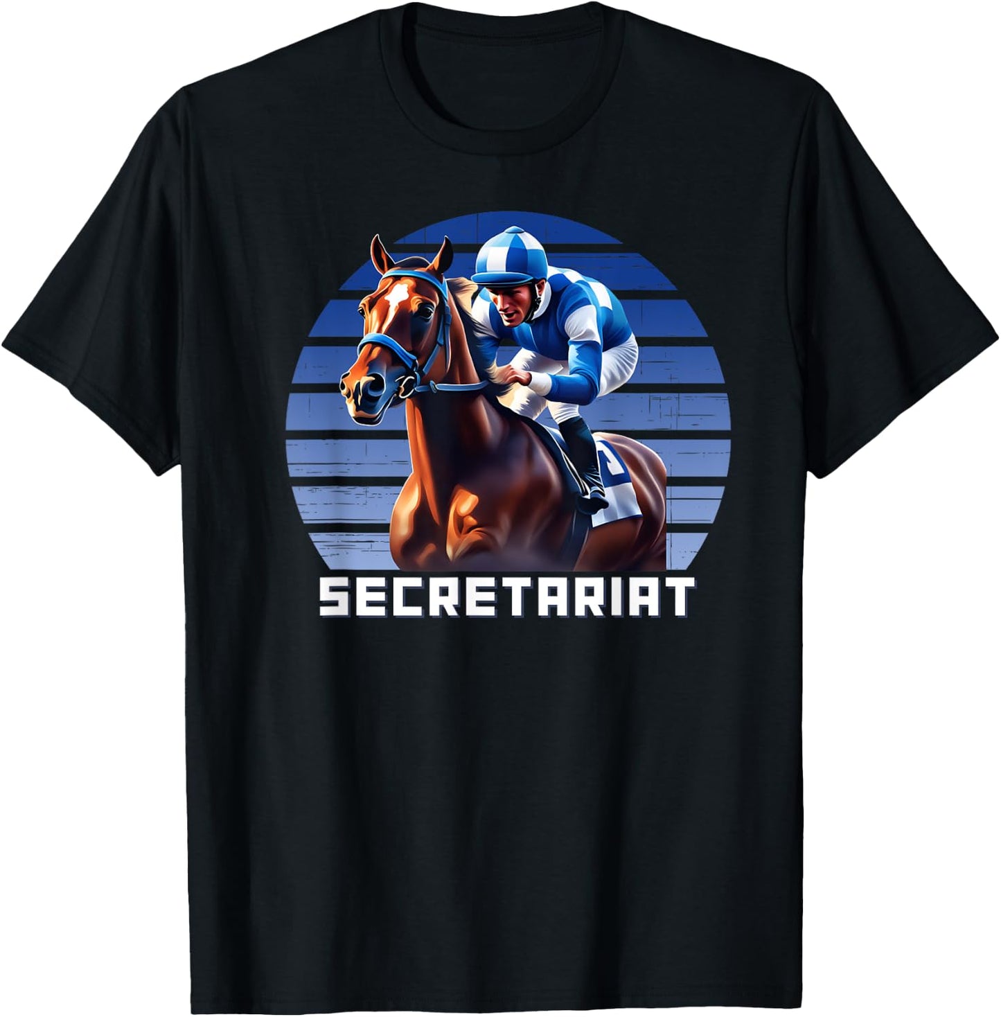 Secretariat Horse, Horse Racing, Del Mar, Santa Anita Shirt T-Shirt - T-Shirt | Black