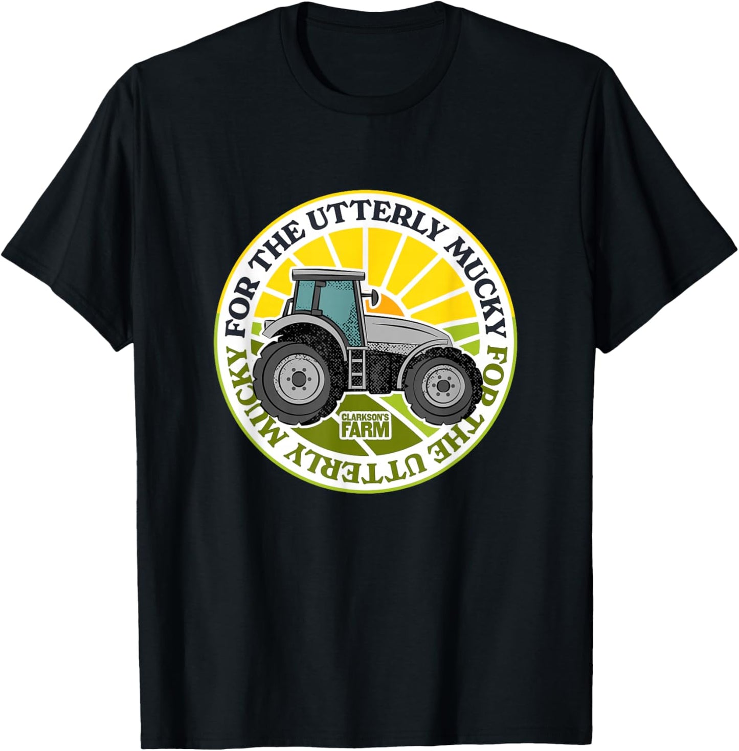 Clarkson's Farm - For the Utterly Mucky T-Shirt - T-Shirt | Black