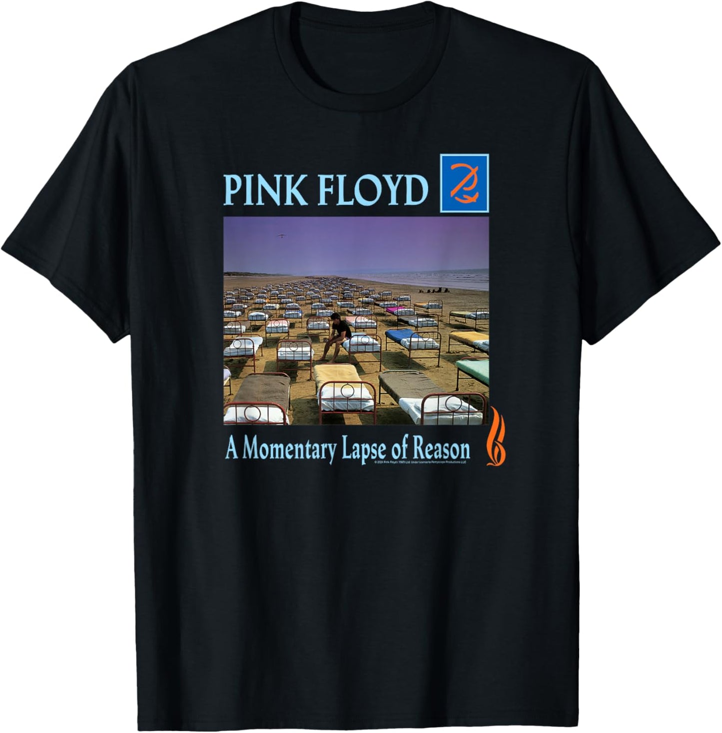 Pink Floyd A Momentary Lapse of Reason Album Cover T-Shirt - T-Shirt | Black