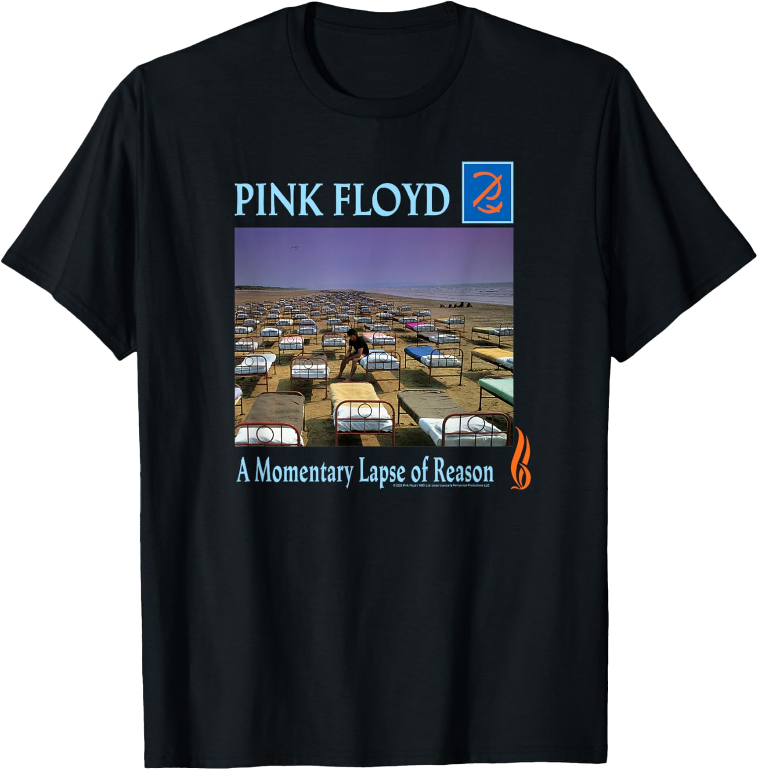 Pink Floyd A Momentary Lapse of Reason Album Cover T-Shirt - T-Shirt | Black