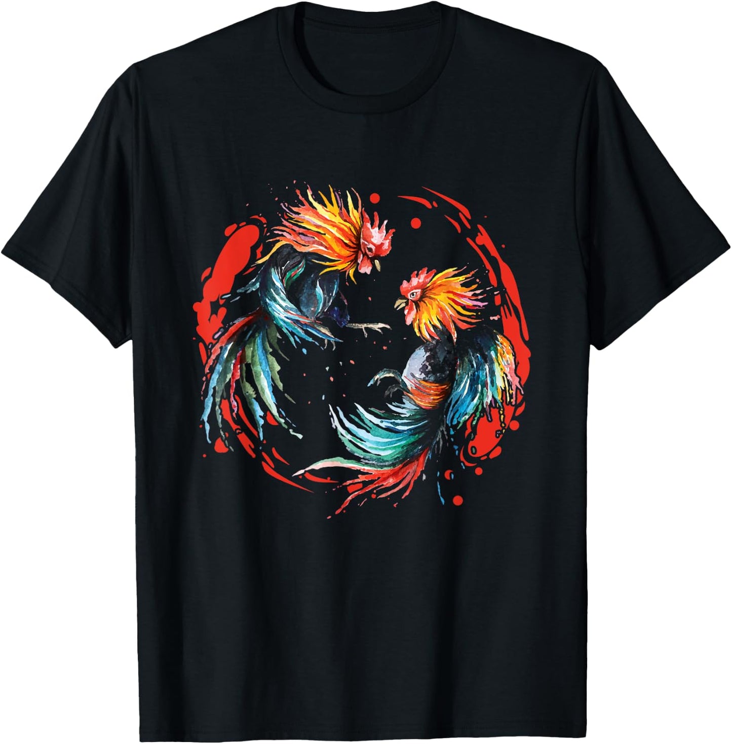 Peleas De Gallos Cockfighter Game Fowl Cockfighting Rooster T-Shirt - T-Shirt | Black
