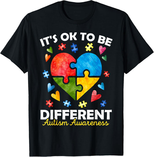 Autism Awareness Valentines Day Autistic Child Kids Toddler T-Shirt - T-Shirt | Black