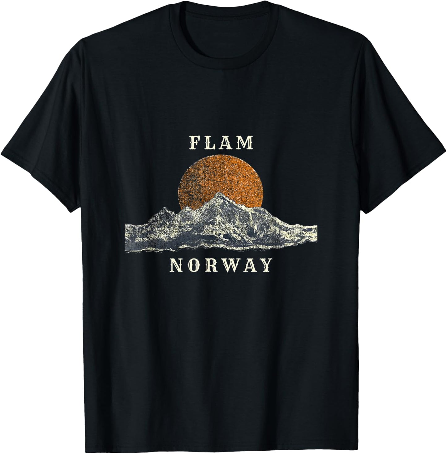 Mountains Of Flam Norway T-Shirt - T-Shirt | Black
