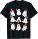 Boo Ghost Halloween Baseball Happy Halloween Baseball Lover T-Shirt - T-Shirt | Black