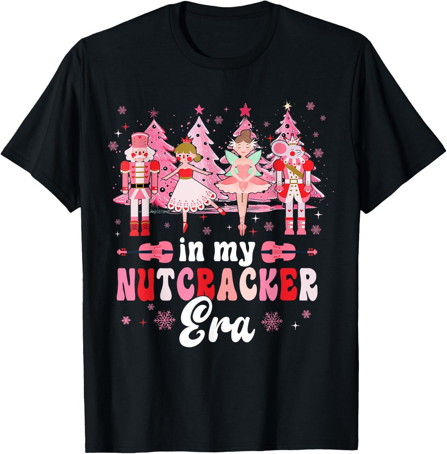 In My Nutcracker Era Christmas Nutcracker Ballet Festive T-Shirt - T-Shirt | Black