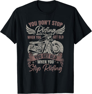 Motorcycle Vintage T-Shirt - T-Shirt | Black