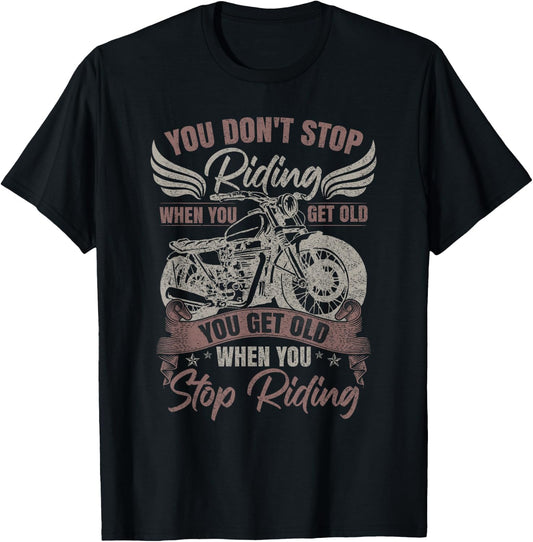 Motorcycle Vintage T-Shirt - T-Shirt | Black