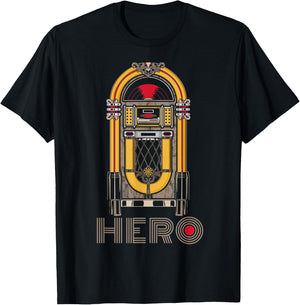 Music Jukebox Hero Music Karaoke Lover T-Shirt - T-Shirt | Black