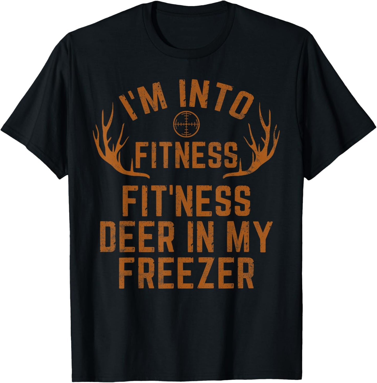 Funny Deer Hunting Women Wildlife Hunter Hunting T-Shirt - T-Shirt | Black