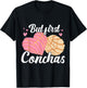 Cafecito Y Chisme Conchas Pan Dulce Gifts Mexican Cultural Design Latina Women's Black Small Classic Fit Short Sleeve T-Shirt - T-Shirt | Black