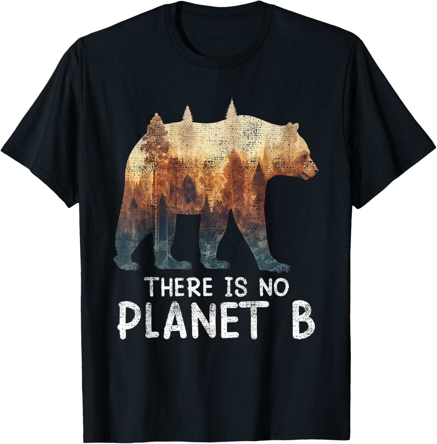 There is no Planet B Endangered Animals Protected species T-Shirt - T-Shirt | Black