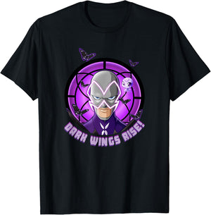 Miraculous Ladybug Hawk Moth Dark Wings Rise T-Shirt - T-Shirt | Black