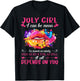 July Girl I Can Be Mean As Sweet As Candy Lips Birthday T-Shirt - T-Shirt | Black