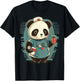 Medical Nursing Panda on Nurse Panda T-Shirt - T-Shirt | Black