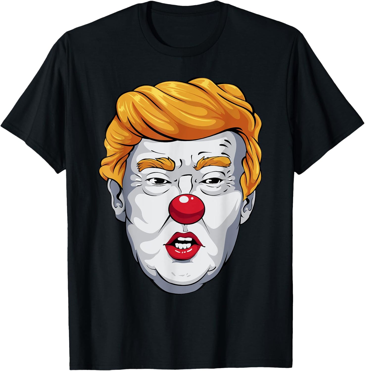 Funny Anti Trump Clown 2024 Election Halloween Costume T-Shirt - T-Shirt | Black