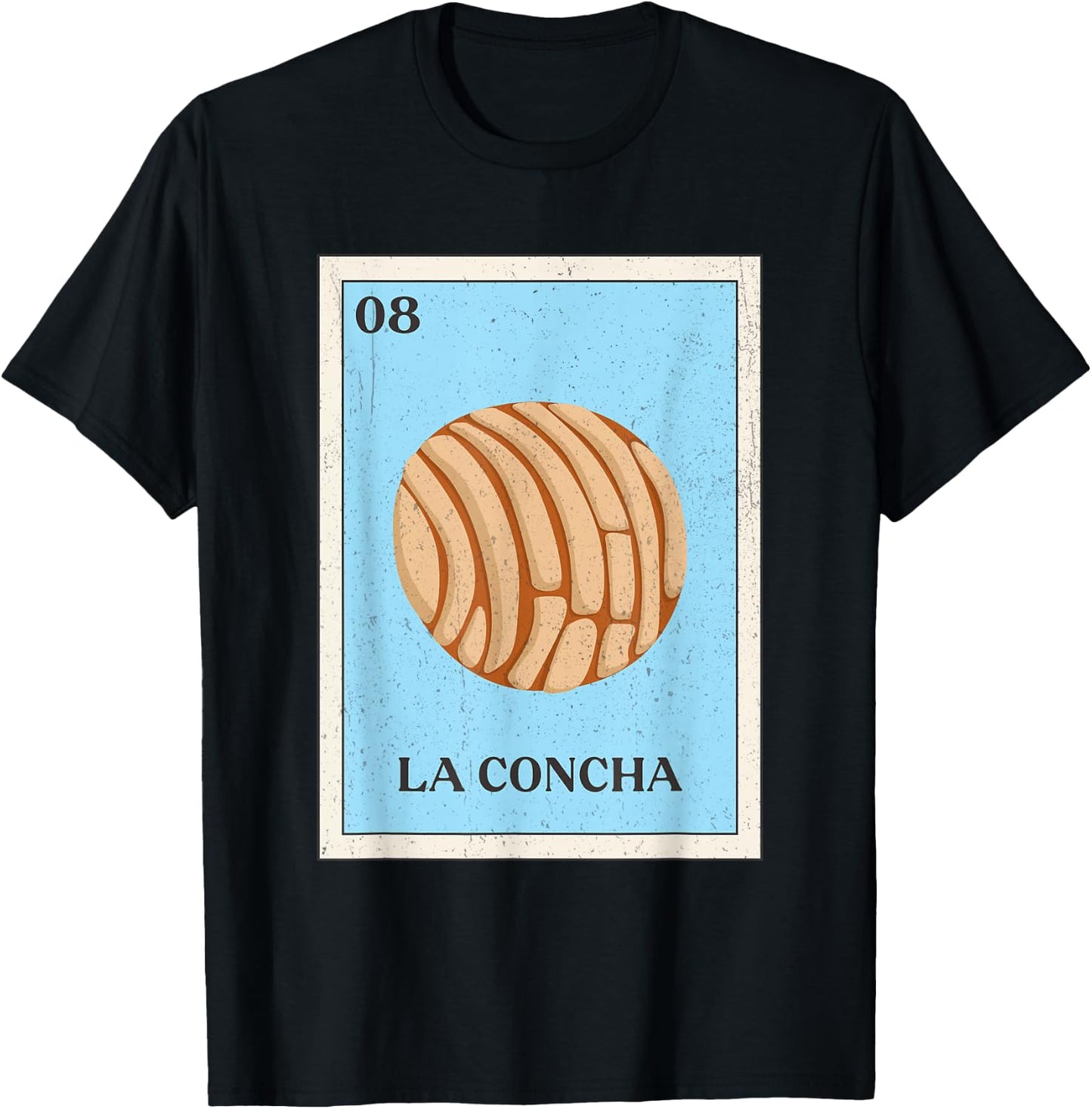 La Concha Mexican Bingo Version T-Shirt - T-Shirt | Black