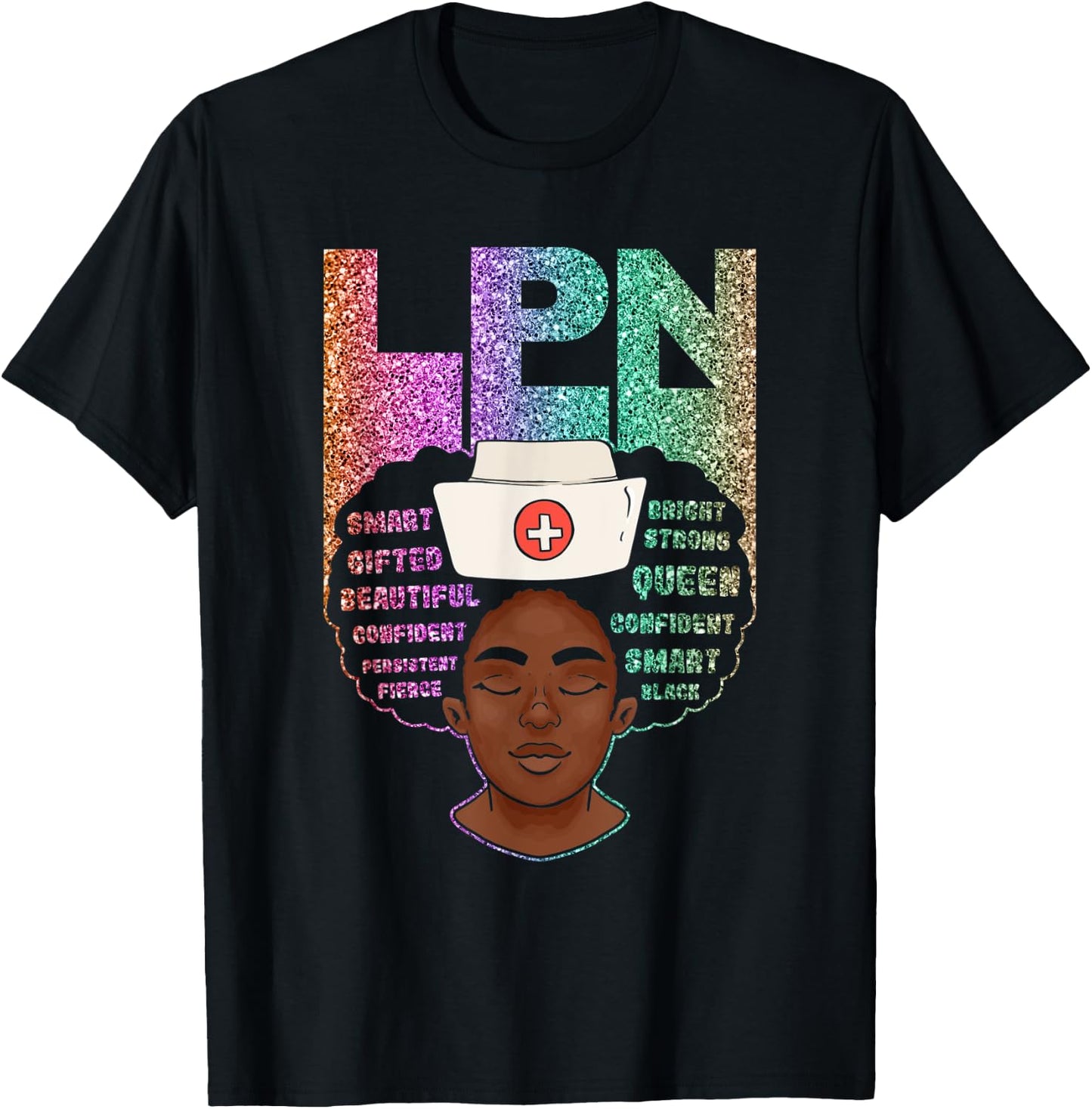 Black LPN Nurses Matter African American Black History Month T-Shirt - T-Shirt | Black