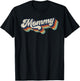 Retro Cute Mommy for Mom Mother's Day T-Shirt - T-Shirt | Black