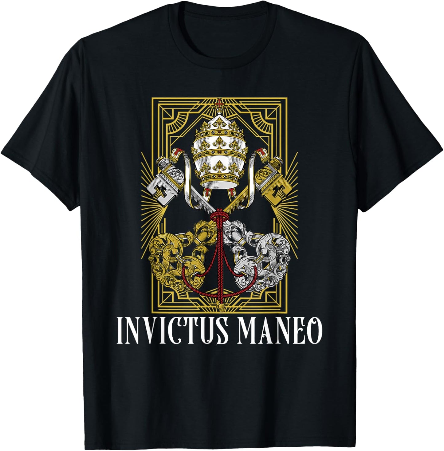 Catholic Holy See Latin Mass Vatican T-Shirt - T-Shirt | Black