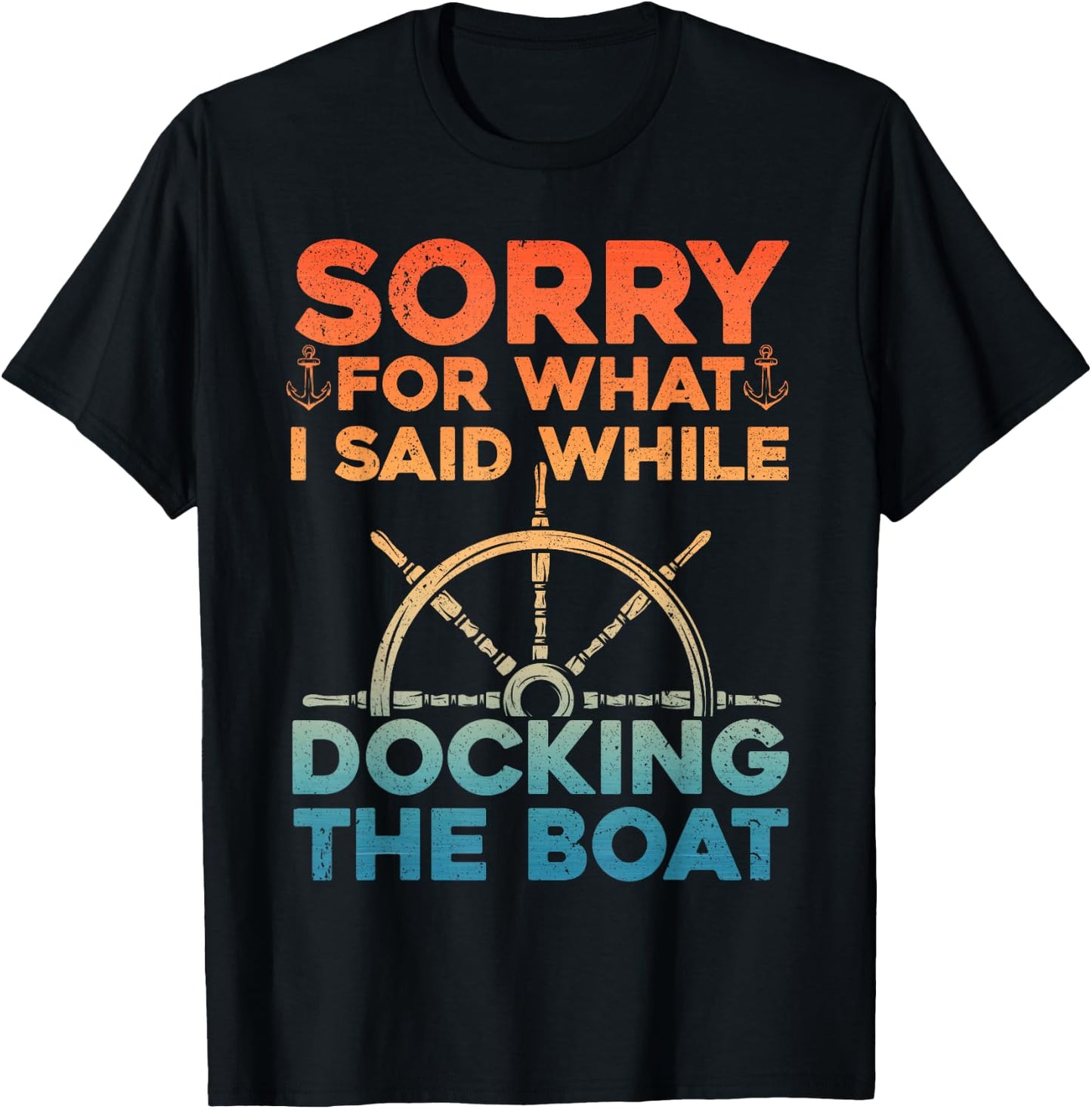 Funny Boating Women Docking The Boat Captain Boater T-Shirt - T-Shirt | Black