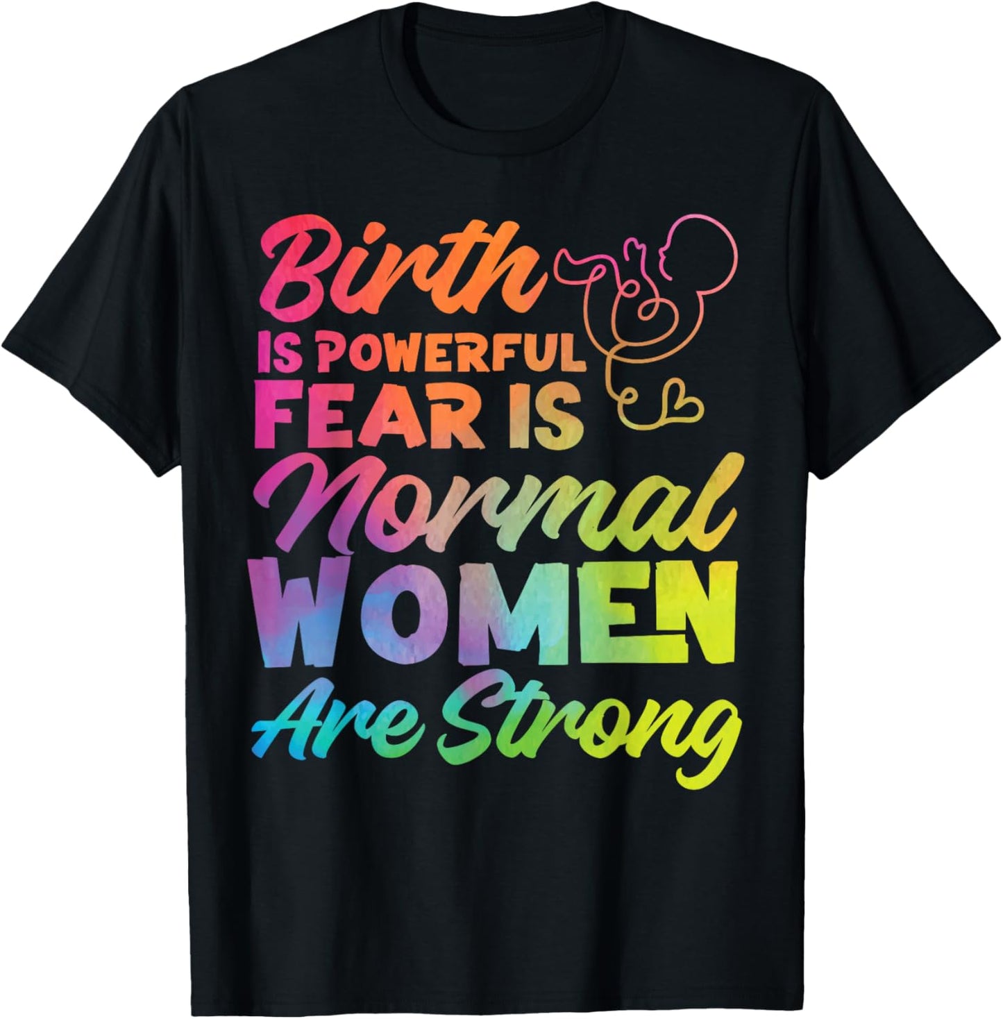 LD Labour And Delivery Nurse Midwife Birth Worker Doula T-Shirt - T-Shirt | Black