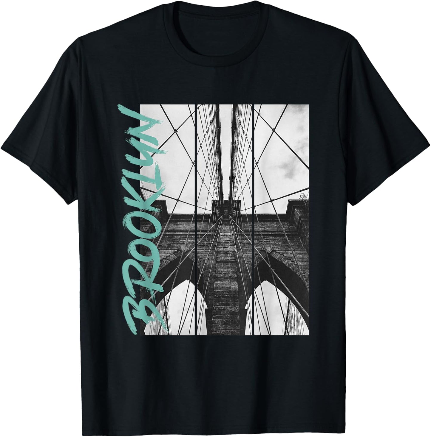 Brooklyn, New York City T-Shirt - T-Shirt | Black