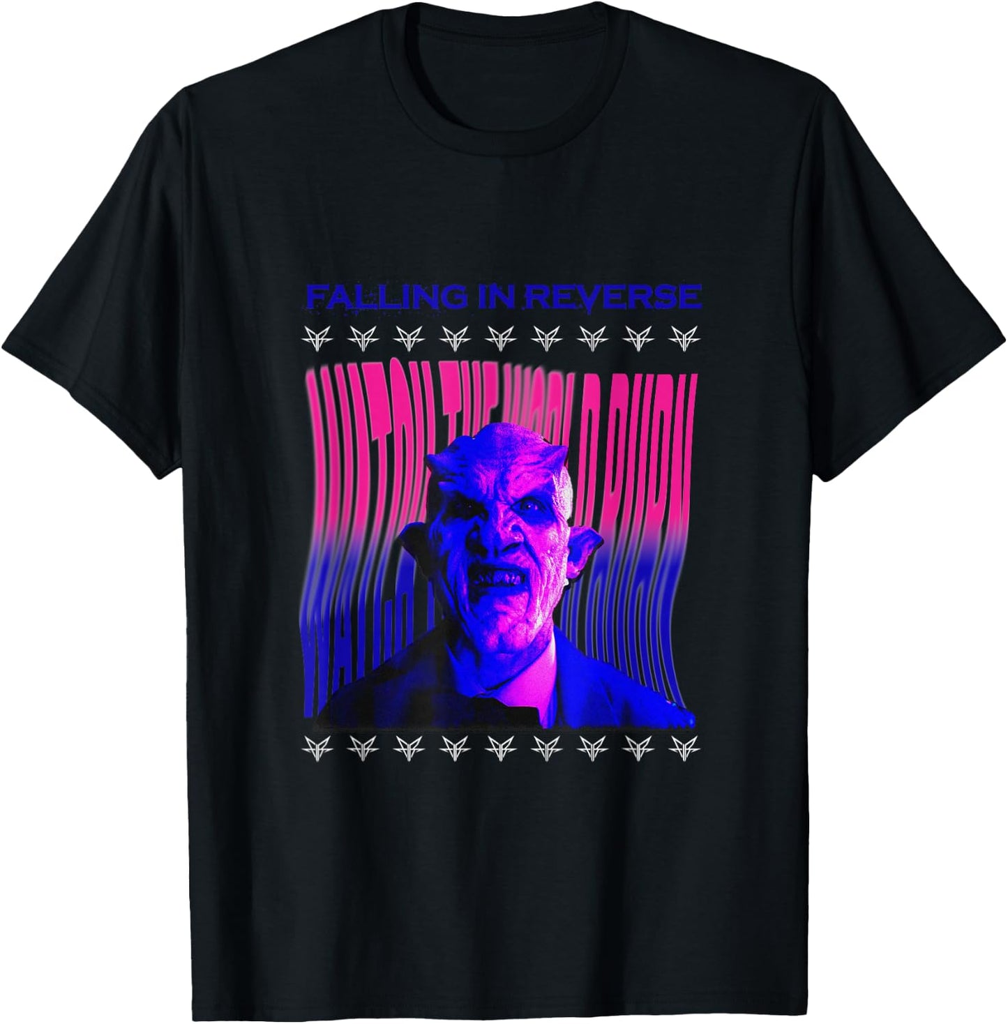 Falling In Reverse - Official Merchandise - Warp T-Shirt - T-Shirt | Black